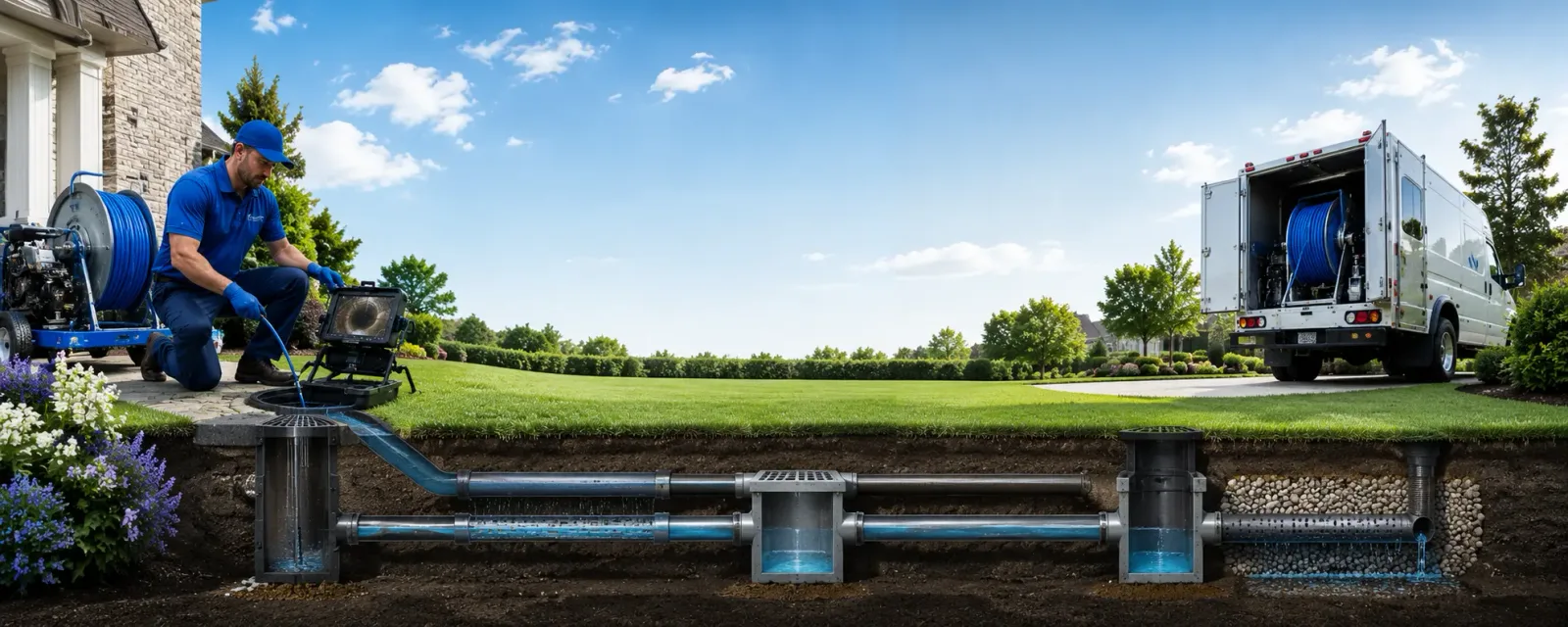 Outdoor drain cleaning information for Stockton Springs, ME
